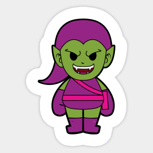 Green Goblin Chibi Sticker